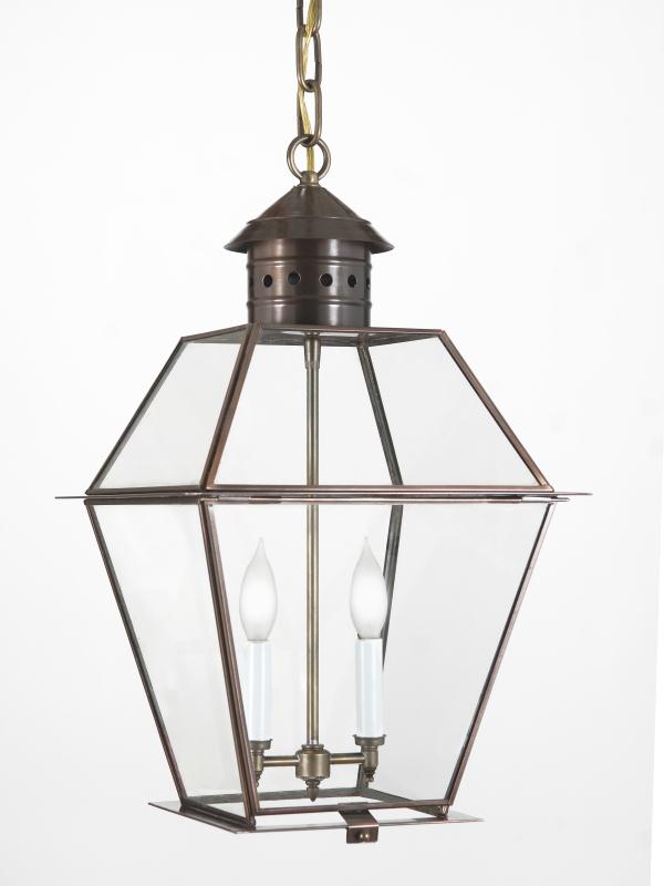 3412 Essex Medium 12"W Hanging Outdoor Lantern with Glass Top