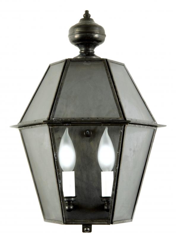 3771-H Large 16"W Hexagon Outdoor Wall Lantern
