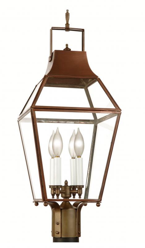 3830 Grahams Large 12"W Outdoor Post/Pier Lantern