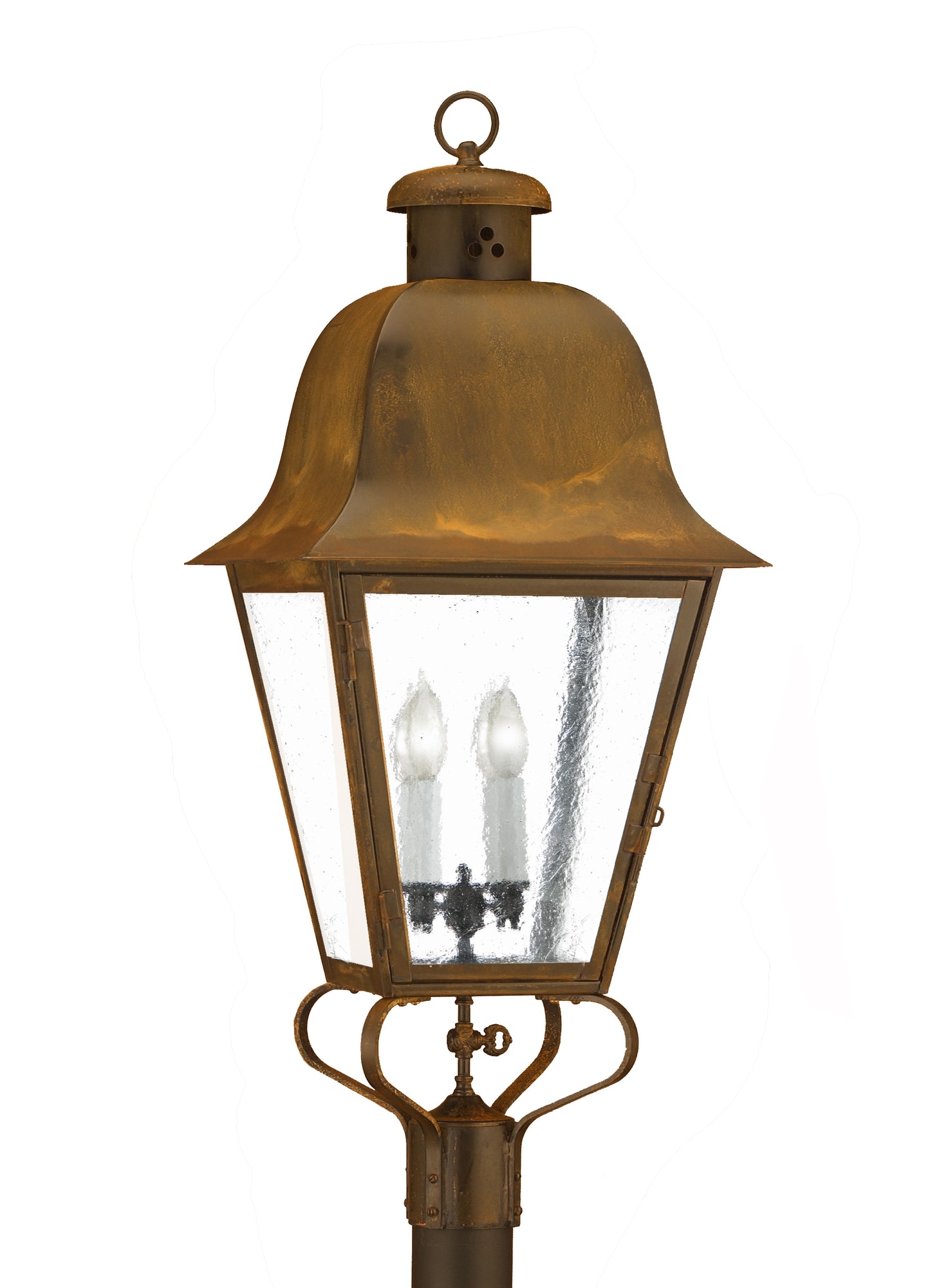 4140 La Maison Medium 10.5"W Outdoor Post/Pier Lantern