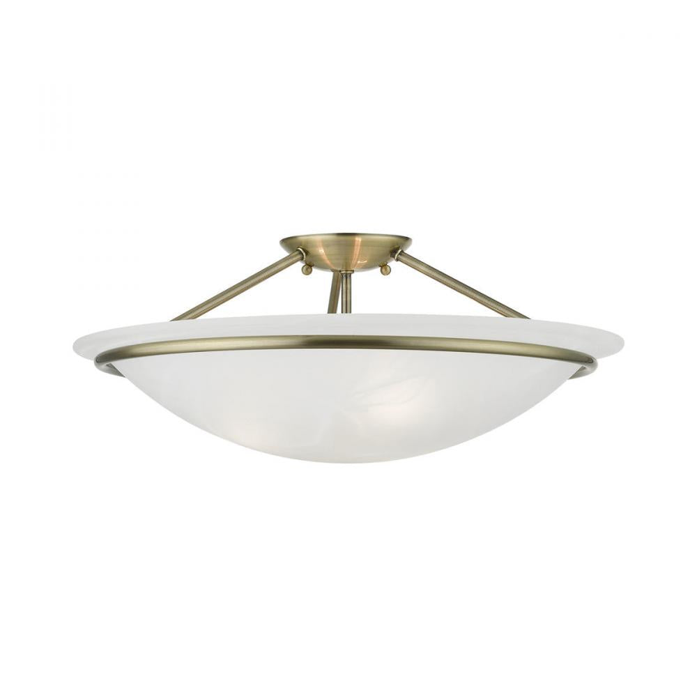 Semi-Flush Mts.-Livex Lighting-4825
