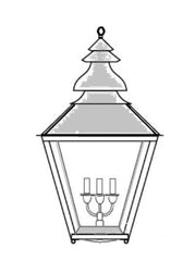 Duke Outdoor Hanging Lantern 84023