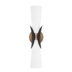 Sconces-Troy-B2102-PBR/SBK