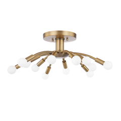 Semi-Flush Mts.-Troy-C2812-PBR