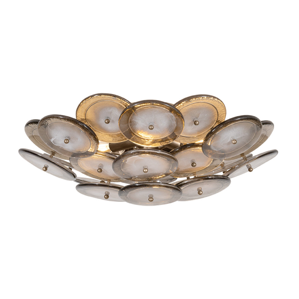 Semi-Flush Mts.-Troy-C5220-PBR