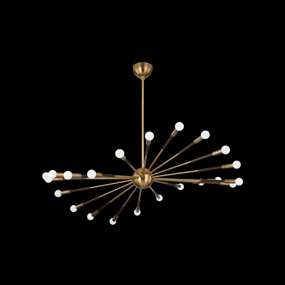 Chandeliers-Troy-F3051-PBR/BRZ