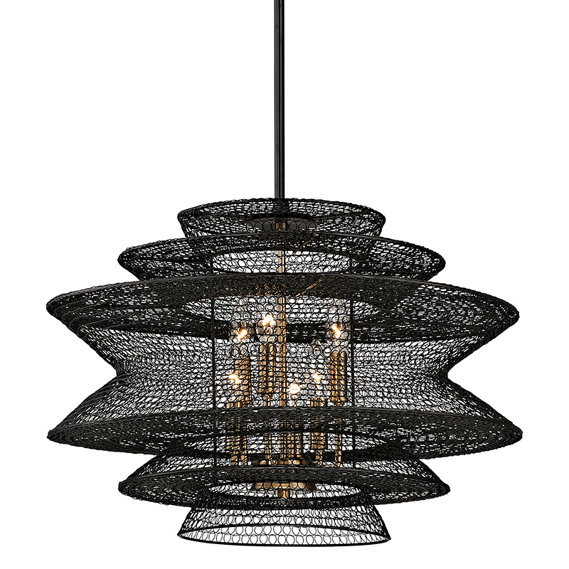 Chandeliers-Troy-F6016-SBK