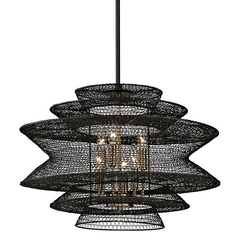 Chandeliers-Troy-F6016-SBK