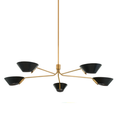Chandeliers-Troy-F8163-PBR/SBK