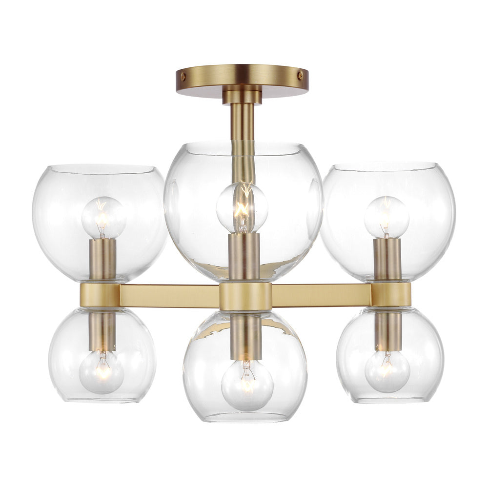 Semi-Flush Mts.-Visual Comfort & Co. Studio Collection-KSF1036
