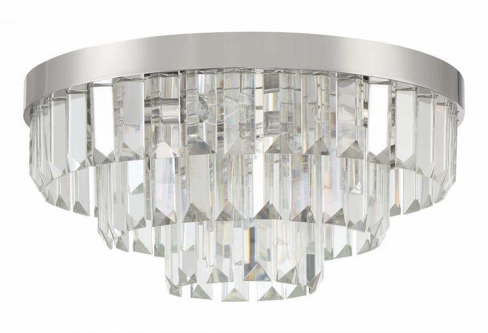 Flush Mounts-Crystorama-HAY-1403