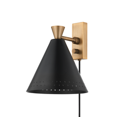 Sconces-Troy-PTL3010-PBR/SSD