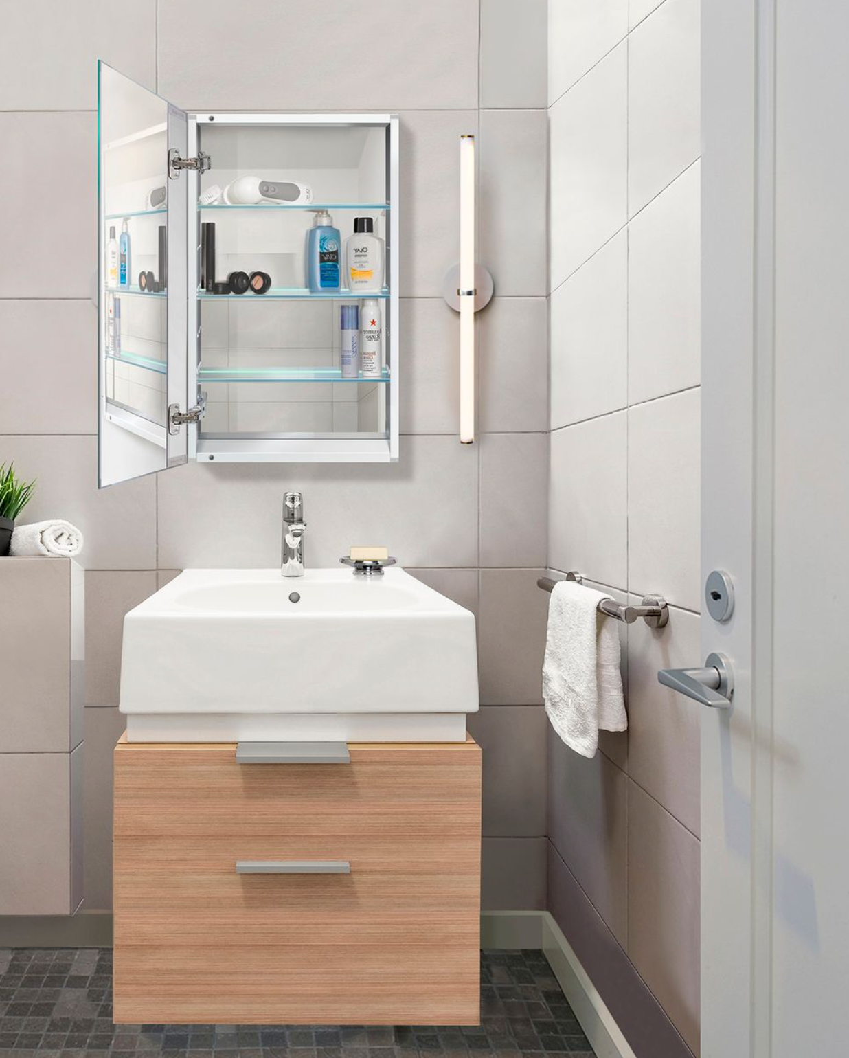 Plaza 18 X 30 Medicine Cabinet with Mirror