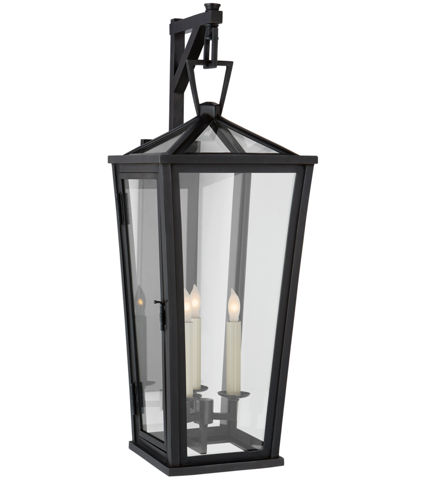 E.F. Chapman Darlana Medium Tall Bracketed Wall Lantern CHO2788 Bronze OPEN BOX