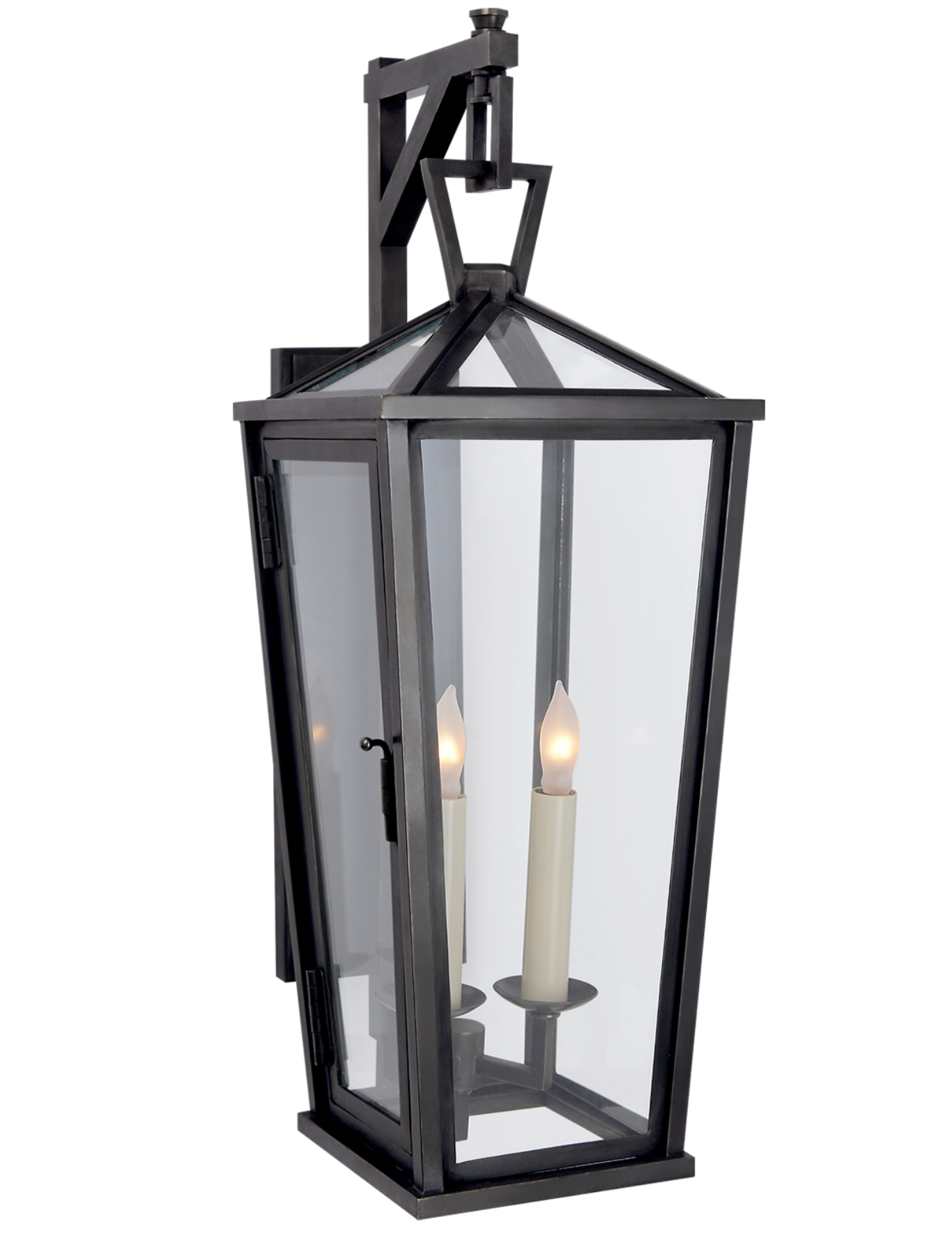 E.F. Chapman Darlana Small Tall Bracketed Wall Lantern CHO2086 Bronze OPEN BOX