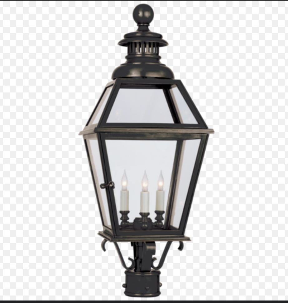 Chapman & Myers Chelsea Post Lantern CHO7110BZ OPEN BOX