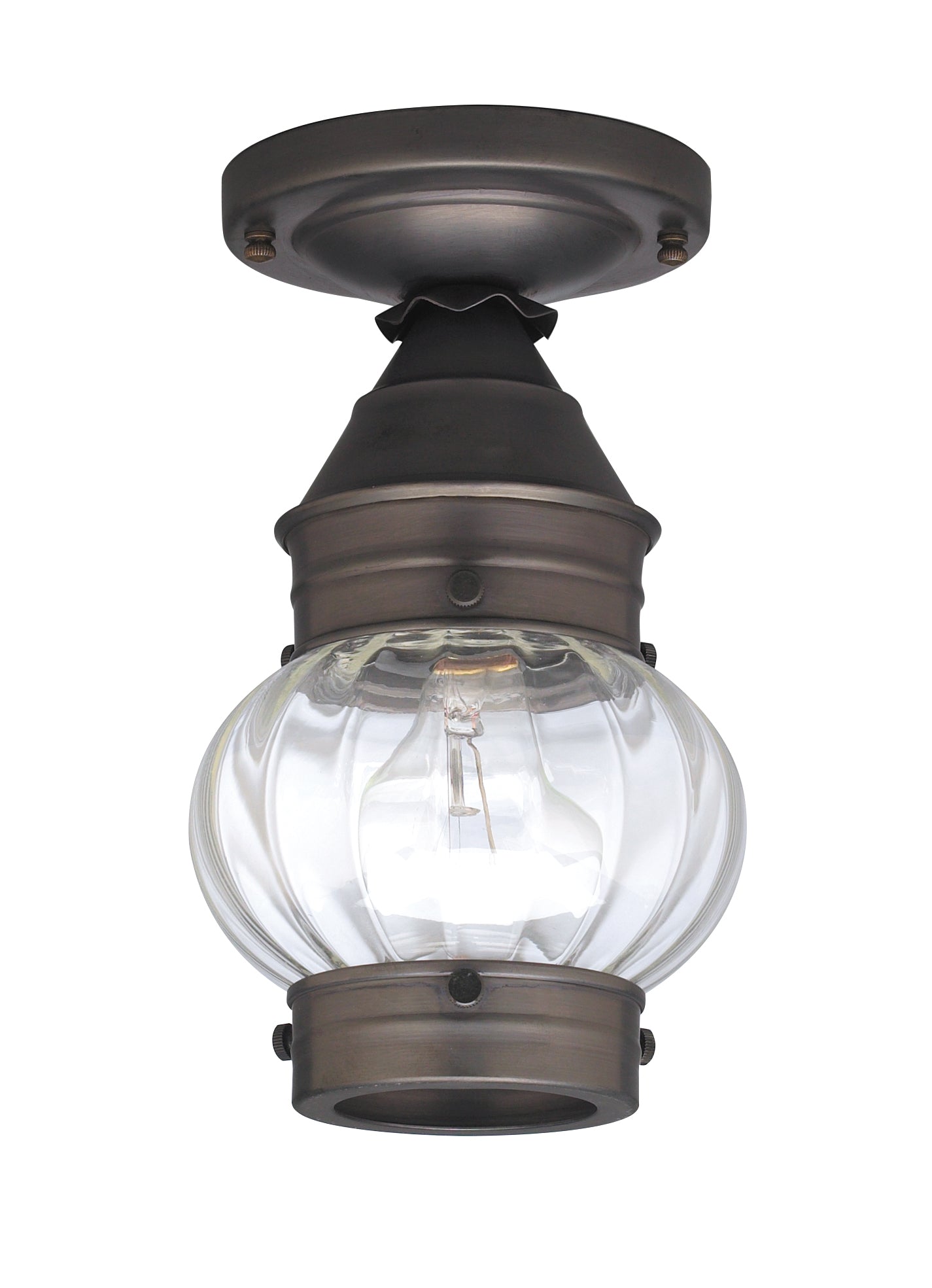 Onion Outdoor Flush Mount with No Cage 2014