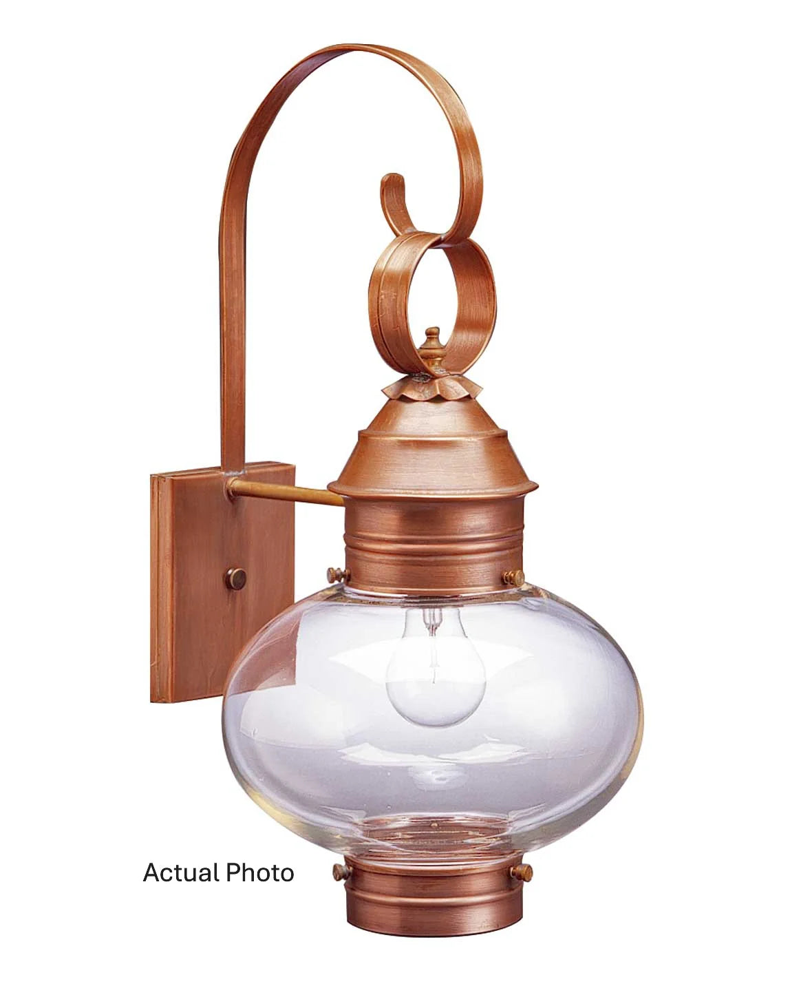 Onion Outdoor Large Wall Lantern with No Cage 2041