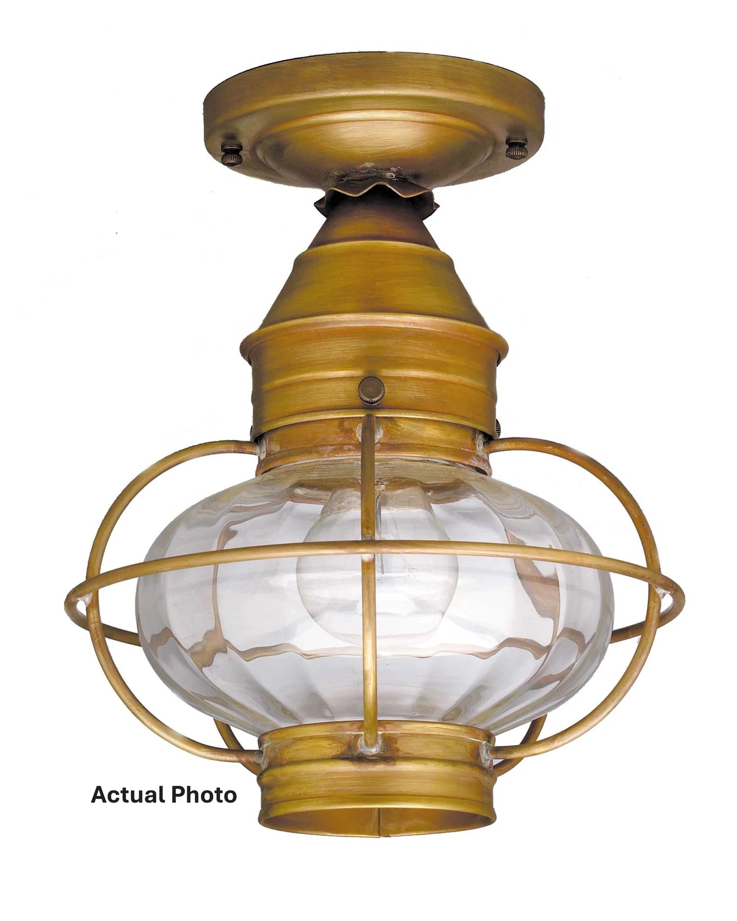 Caged Onion Outdoor Flush Mounts 2524