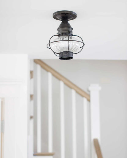 Caged Onion Outdoor Flush Mounts 2524