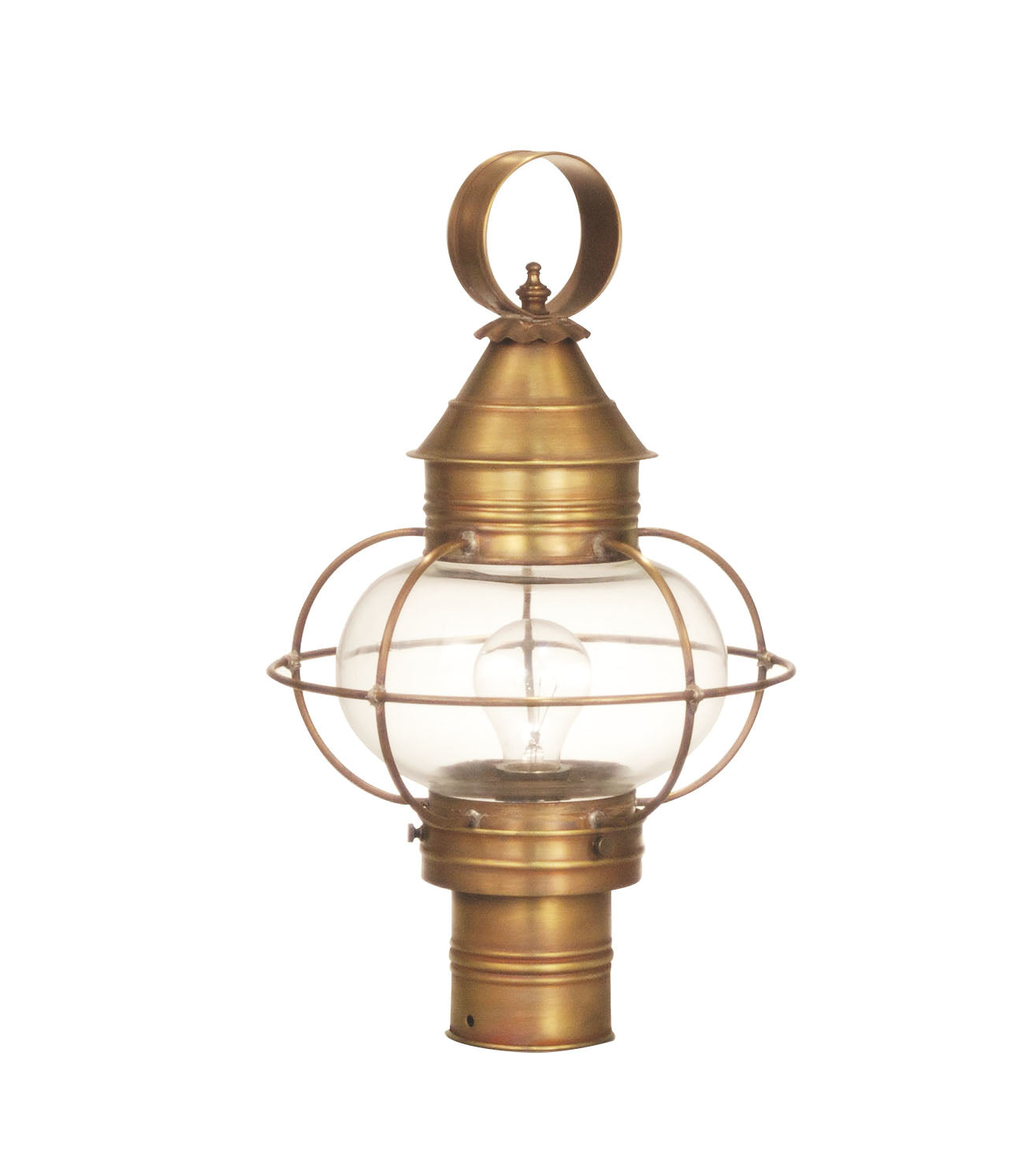 Caged Onion Outdoor Post Lantern 2533