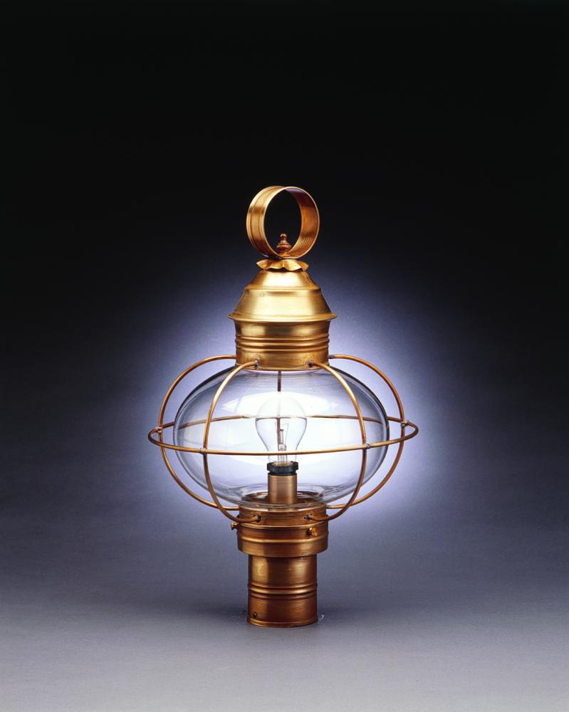 Caged Onion Outdoor Post Lantern 2543