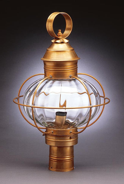 Caged Onion Outdoor Post Lantern 2543