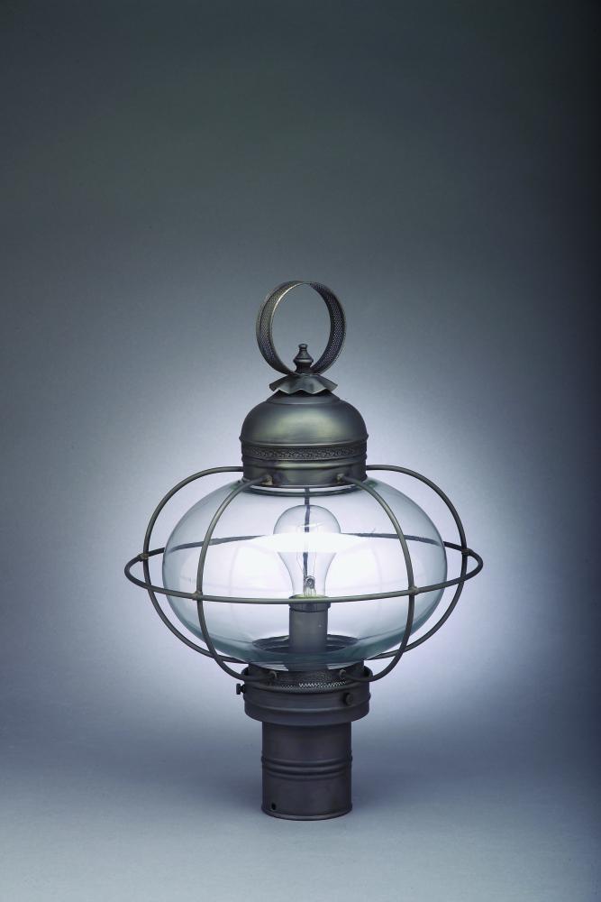 Caged Onion Outdoor Post Lantern 2543