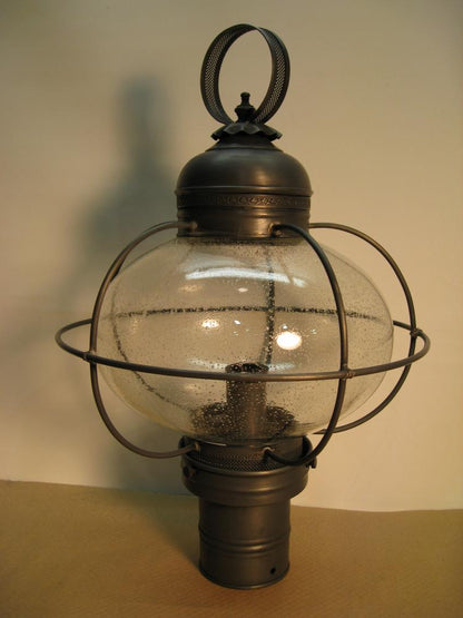 Caged Onion Outdoor Post Lantern 2543