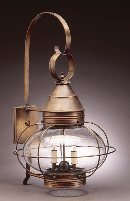 Caged Onion Outdoor Wall Lantern 2571