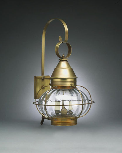 Caged Onion Outdoor Wall Lantern 2571