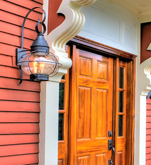 Caged Onion Outdoor Wall Lantern 2571