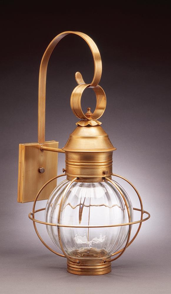 Caged Round Onion Outdoor Wall Lantern 2831
