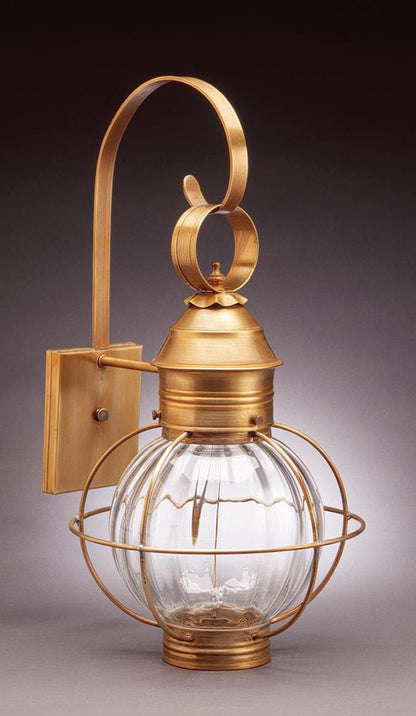 Caged Round Onion Outdoor Wall Lantern 2831
