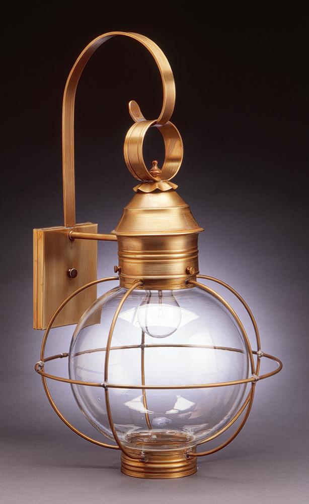 Caged Round Onion Outdoor Wall Lantern 2841