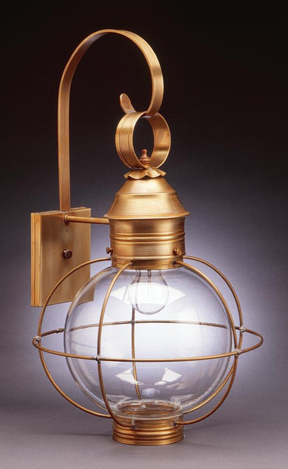 Caged Round Onion Outdoor Wall Lantern 2841