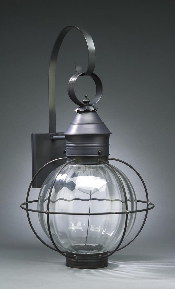 Caged Round Onion Outdoor Wall Lantern 2841