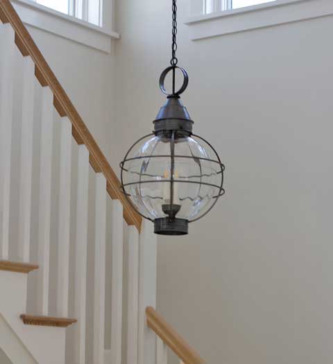 Round Onion Large Outdoor Hanging Lantern 2852