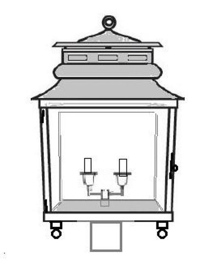 Gillman Outdoor Post Lantern 32512