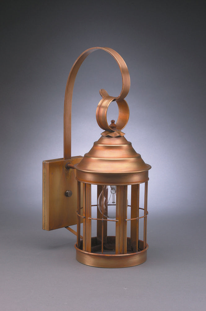Heal Cone Top Outdoor Wall Lantern with Open Bottom 3317