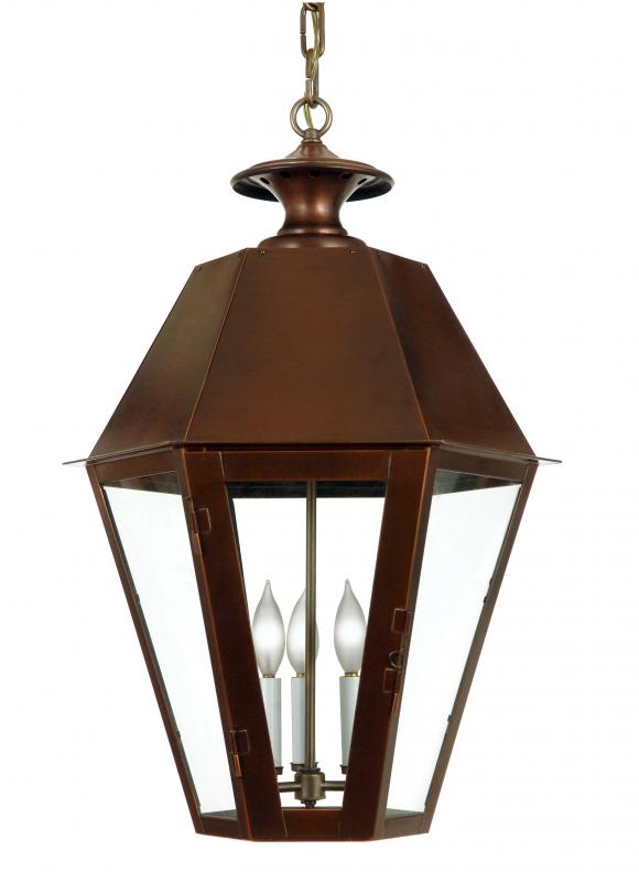 4352 Essex Hexagon Large 18.5"W Hanging Outdoor Lantern