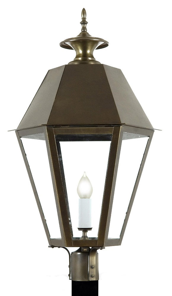 4350 Essex Hexagon Medium 18.5"W Outdoor Post/Pier Lantern