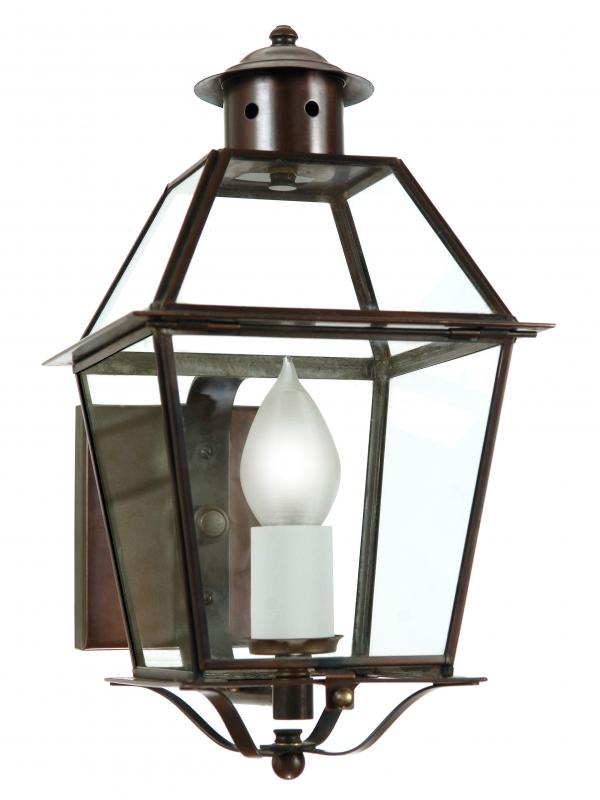 4401 Country Manor Small 9.5"W Outdoor Wall Lantern with Glass Top