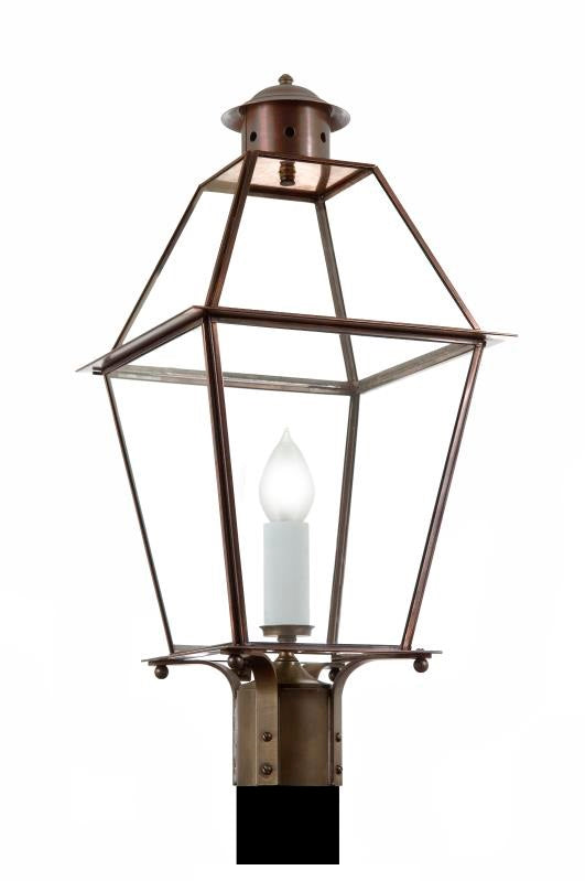 4420 Country Manor Medium 11.25"W Outdoor Post/Pier Lantern with Glass Top