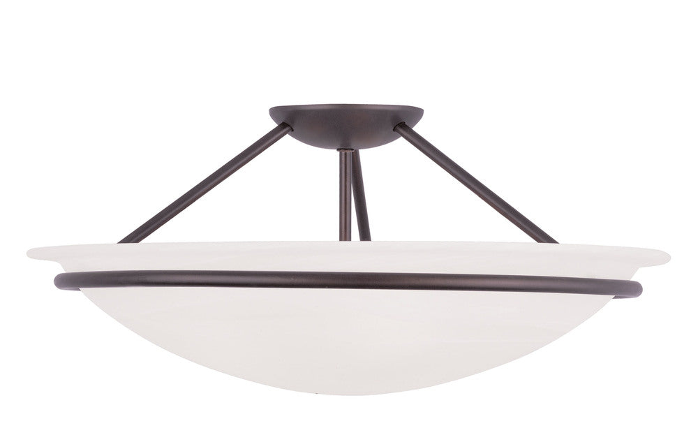 Semi-Flush Mts.-Livex Lighting-4825