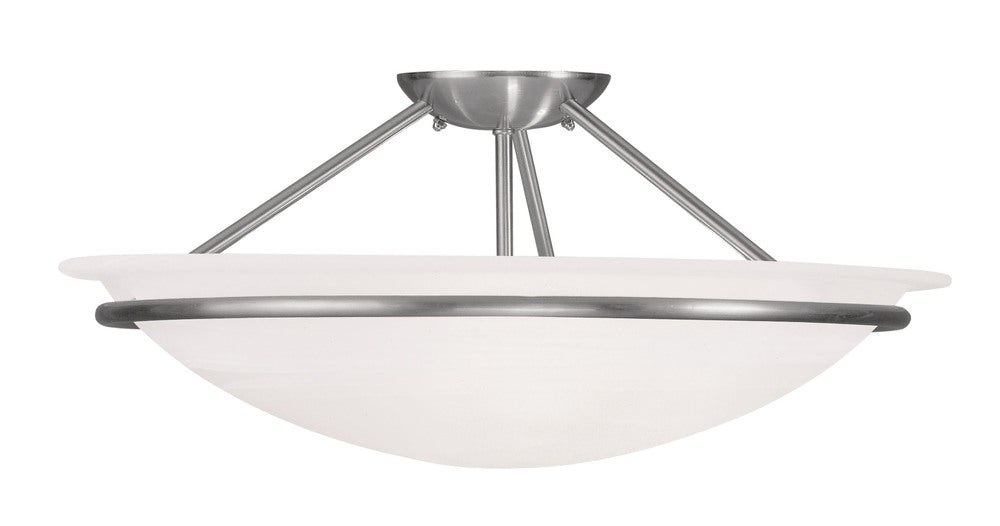 Semi-Flush Mts.-Livex Lighting-4825