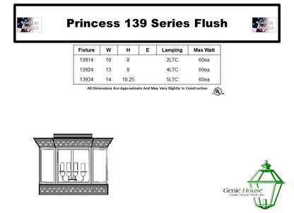 Princess Indoor Flush Mount 13934