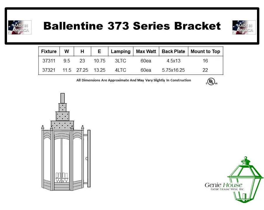 Ballentine Outdoor Wall Lantern 37311