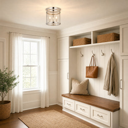 Semi-Flush Mts.-Savoy House-6-1043-3-BK
