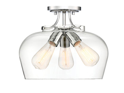 Semi-Flush Mts.-Savoy House-6-4035-3-BK